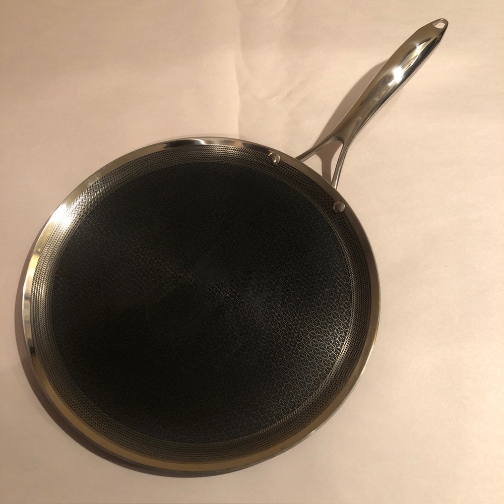 HexClad 12″ Hybrid Griddle Pan Stainless Nonstick Flat Top